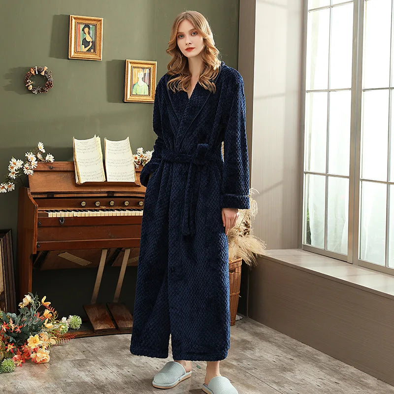 Winter Flannel Bathrobe – Unisex