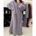 Women’s Coral Fleece Winter Bathrobe