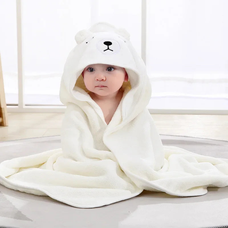 Embroidered Baby Bathrobe Towel